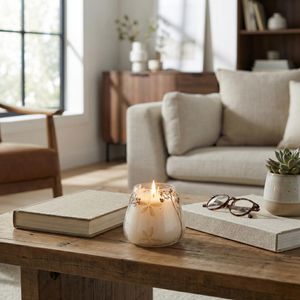 HENLEYGROVE PEACH CHERRY CANDLE 5 (IN) 12