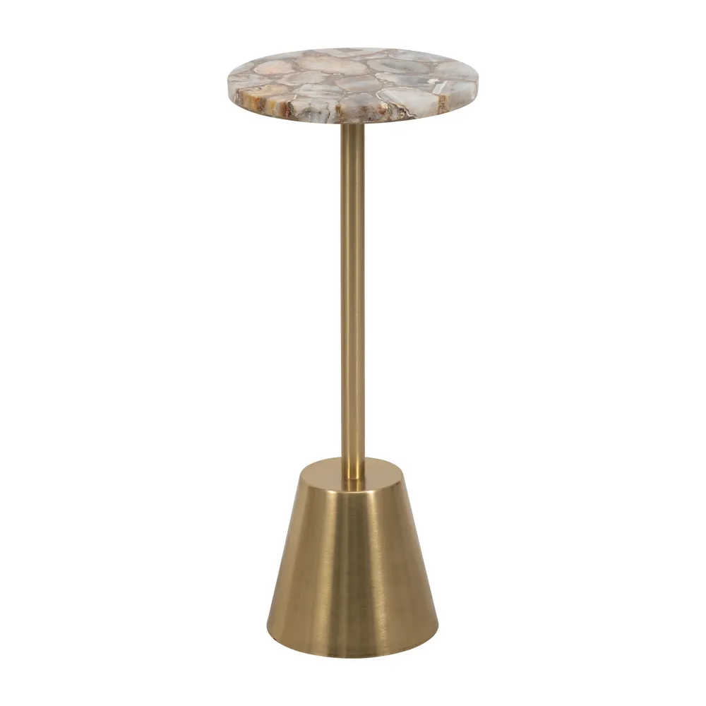 FENTONFORD GOLD ACCENT TABLE 25 (IN)