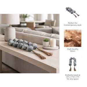 THORNTONLEY BLACK BEAD 3 (IN) 9