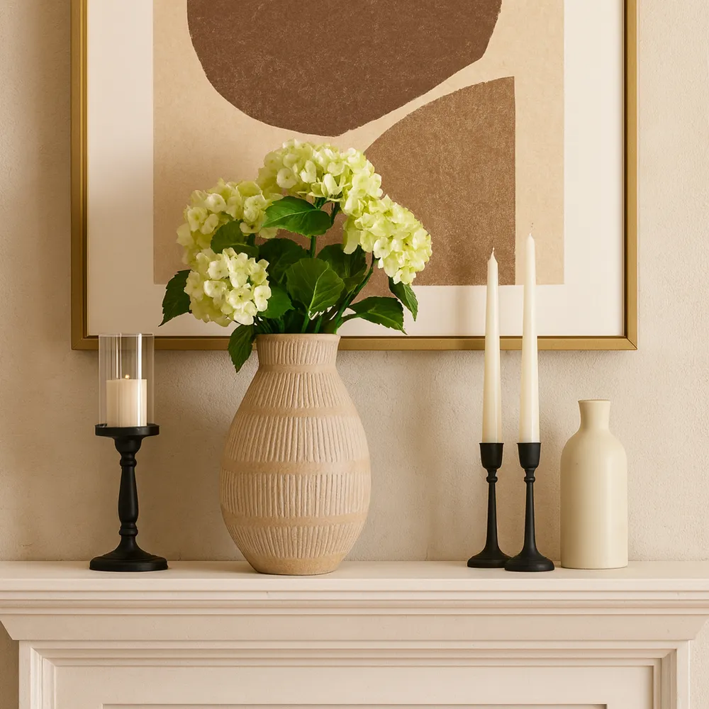 SAGEVIEW IVORY VASE 16 (IN)