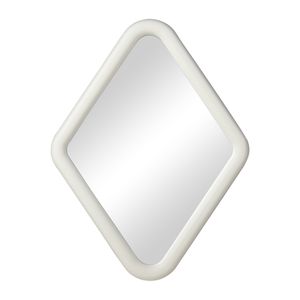 Diamond Wall Mirror - Whitewash 1