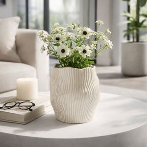 DORSEYSTONE CREAM VASE 11 (IN) 2