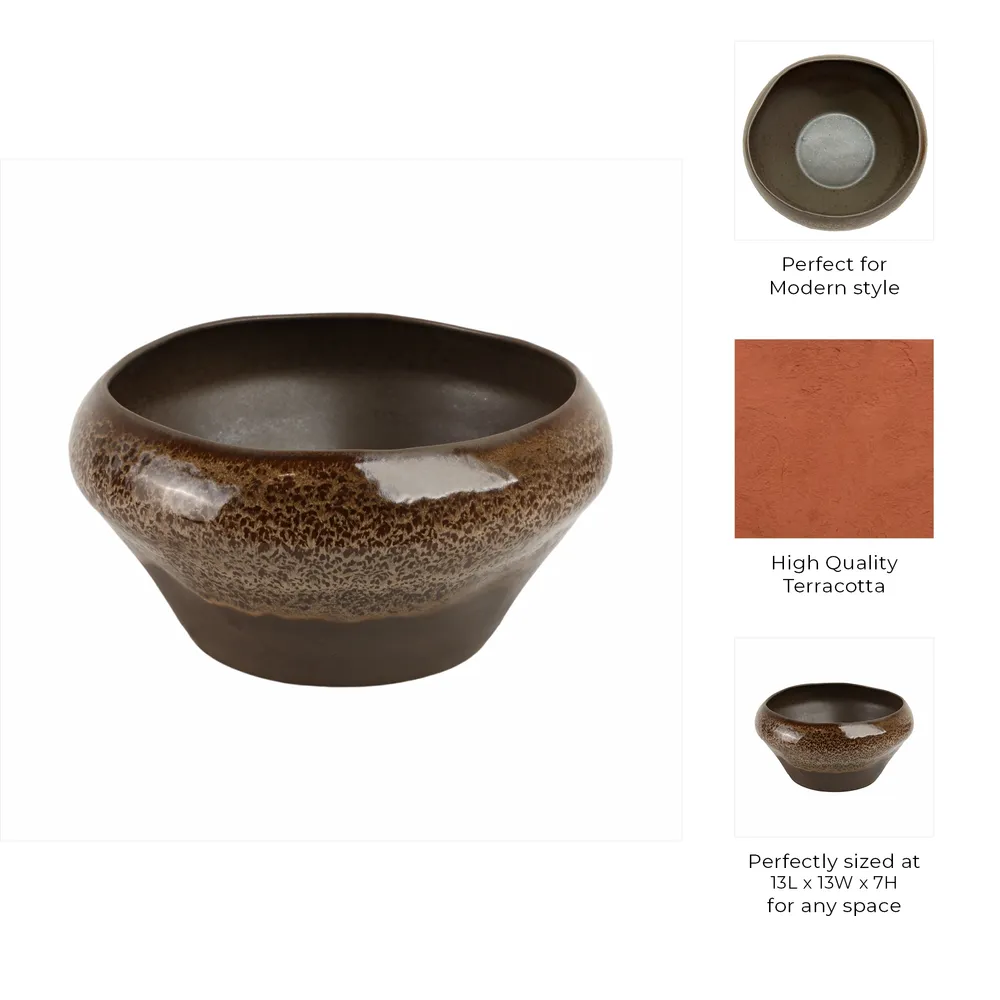 HAMPTONLEY BROWN BOWL 7 (IN)
