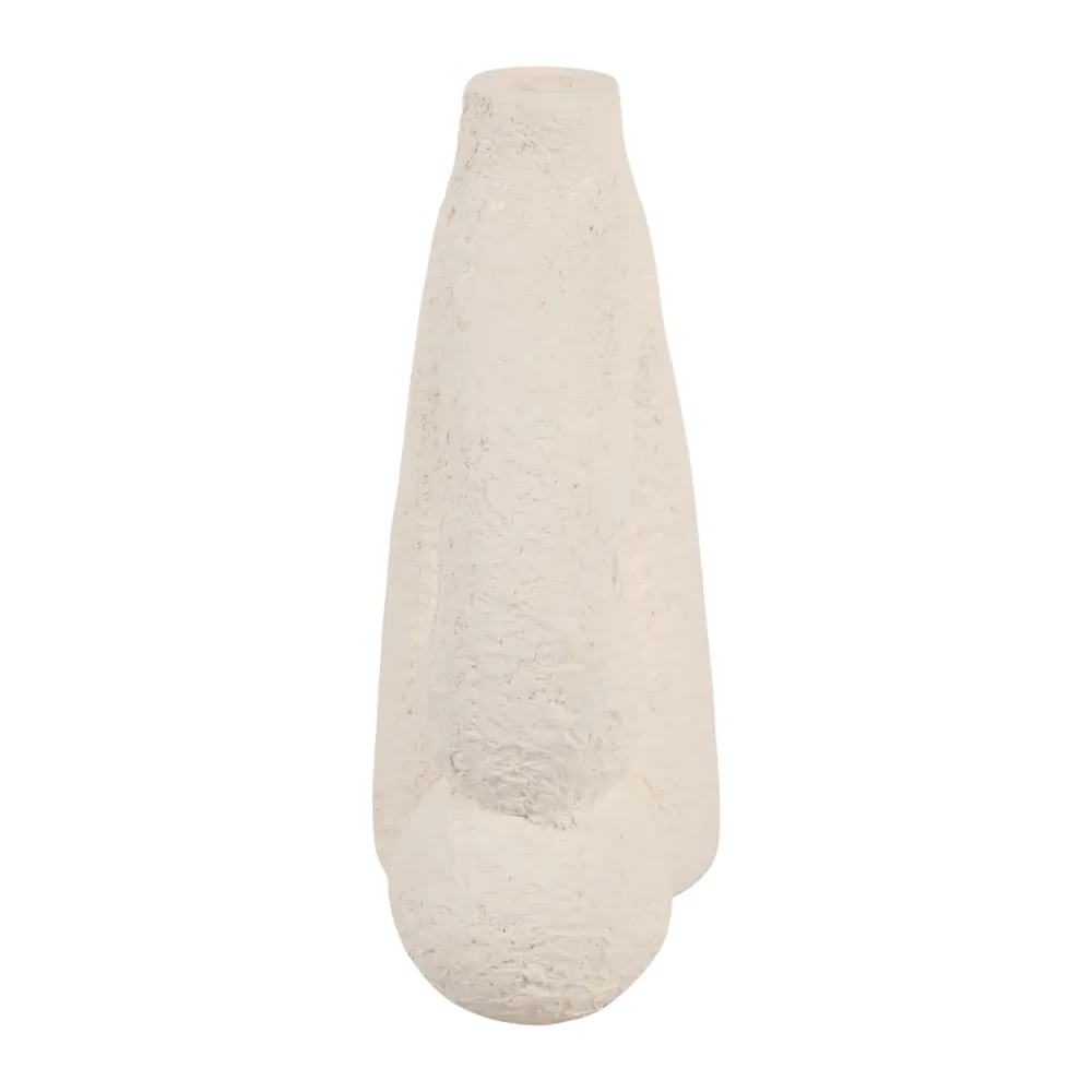 EMMONSHAM WHITE VASE 10 (IN)