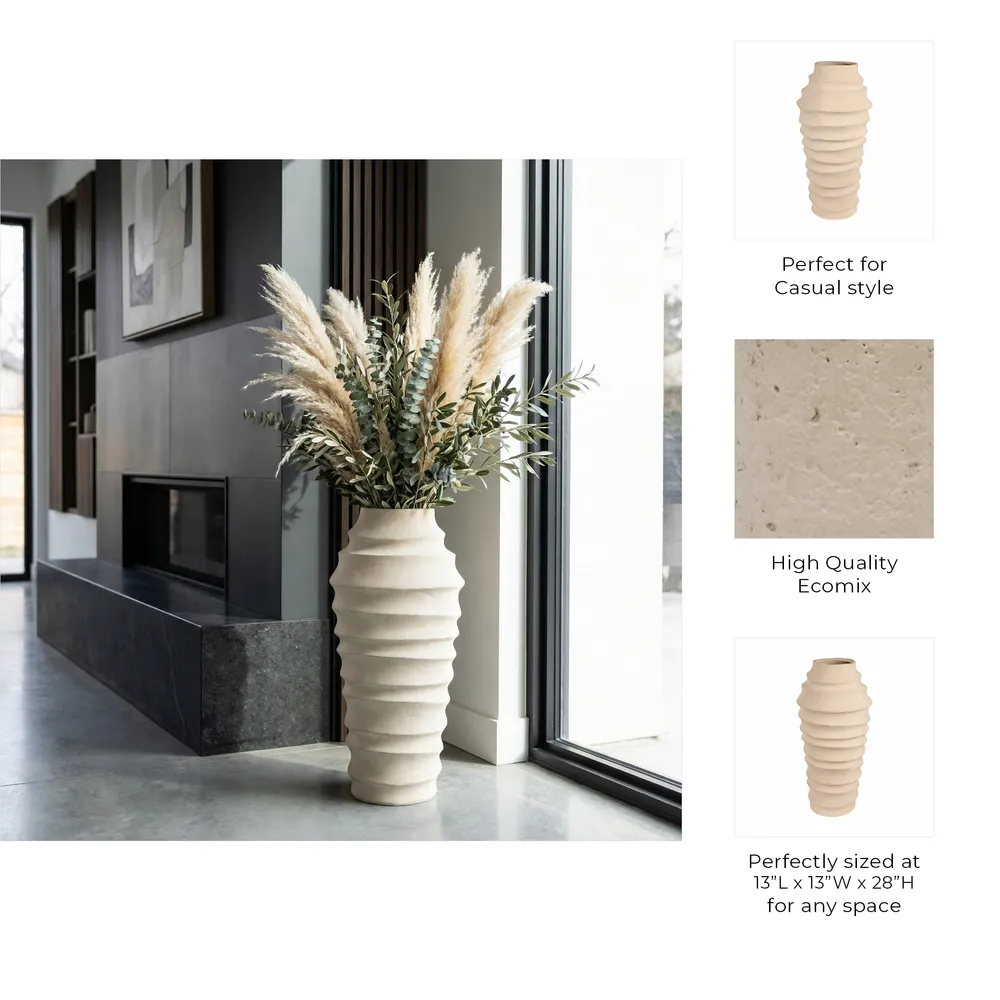 RIDERGATE IVORY VASE 28 (IN)