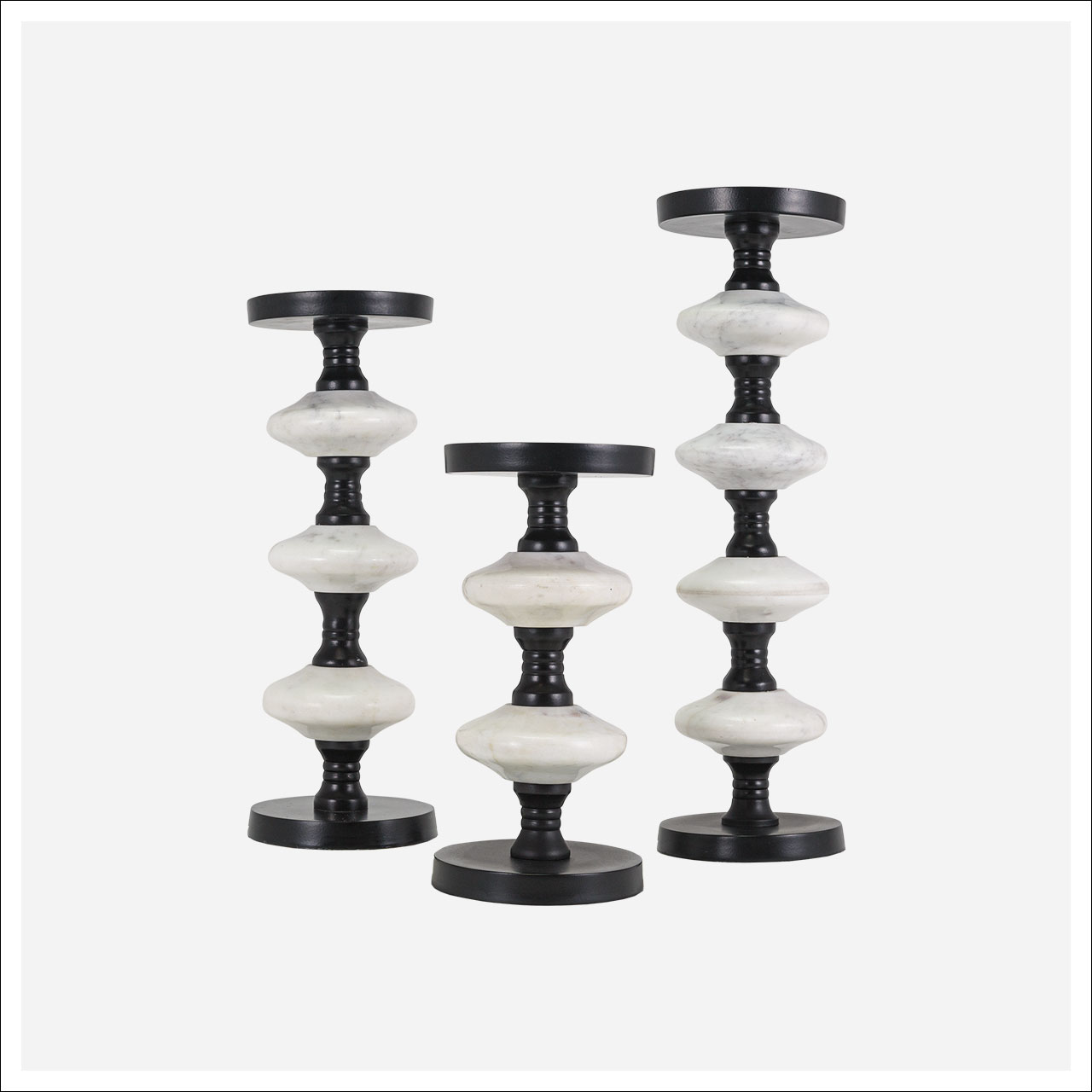 Verona Candleholders -Set 3