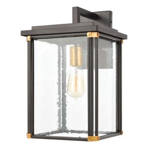 Vincentown 18'' High 1-Light Outdoor Sconce - Matte Black 1