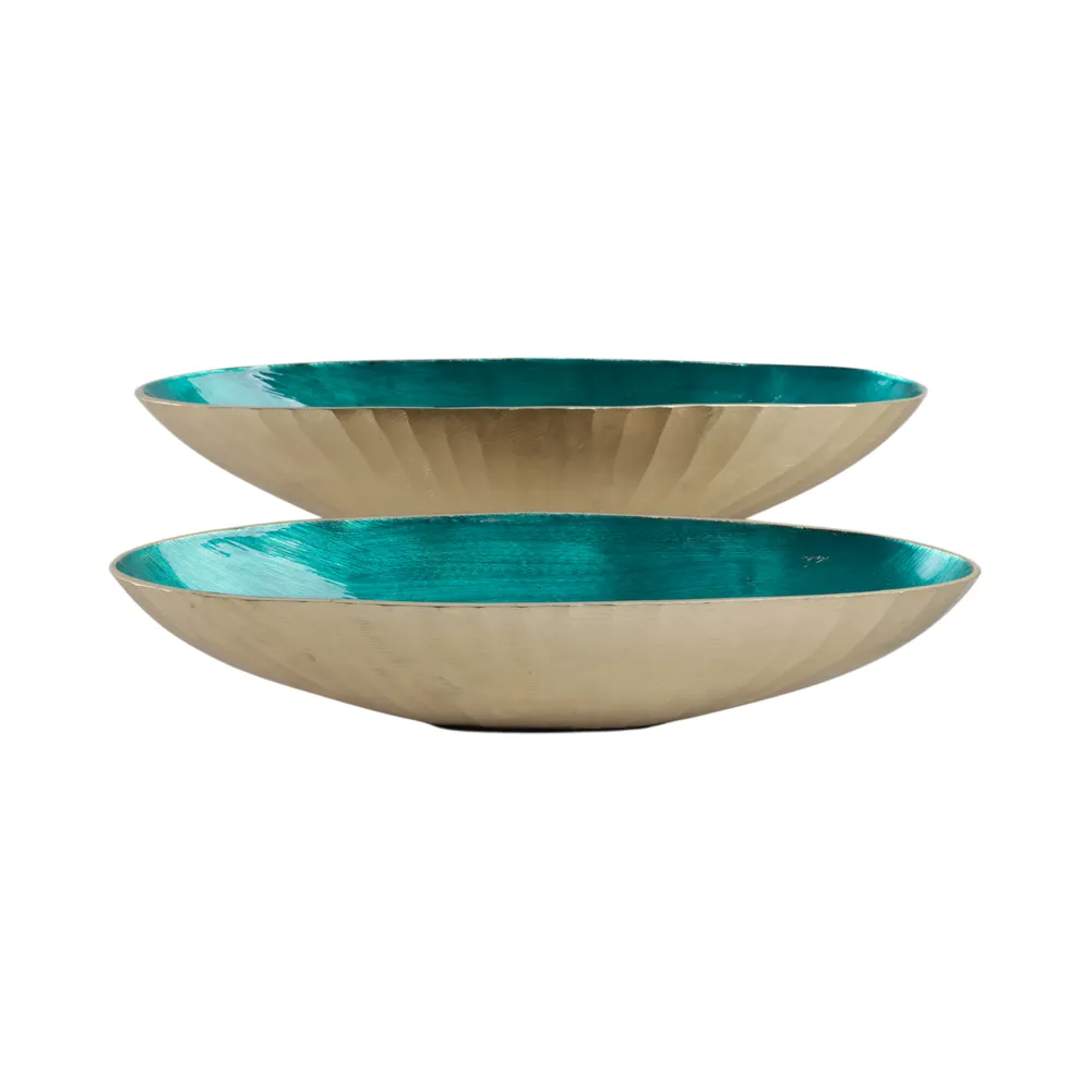 DEMPSEYFORD SET OF 2 GOLD BOWLS 5 (IN)