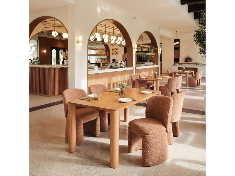 Citrine Dining Chair Biscuit Brown 2