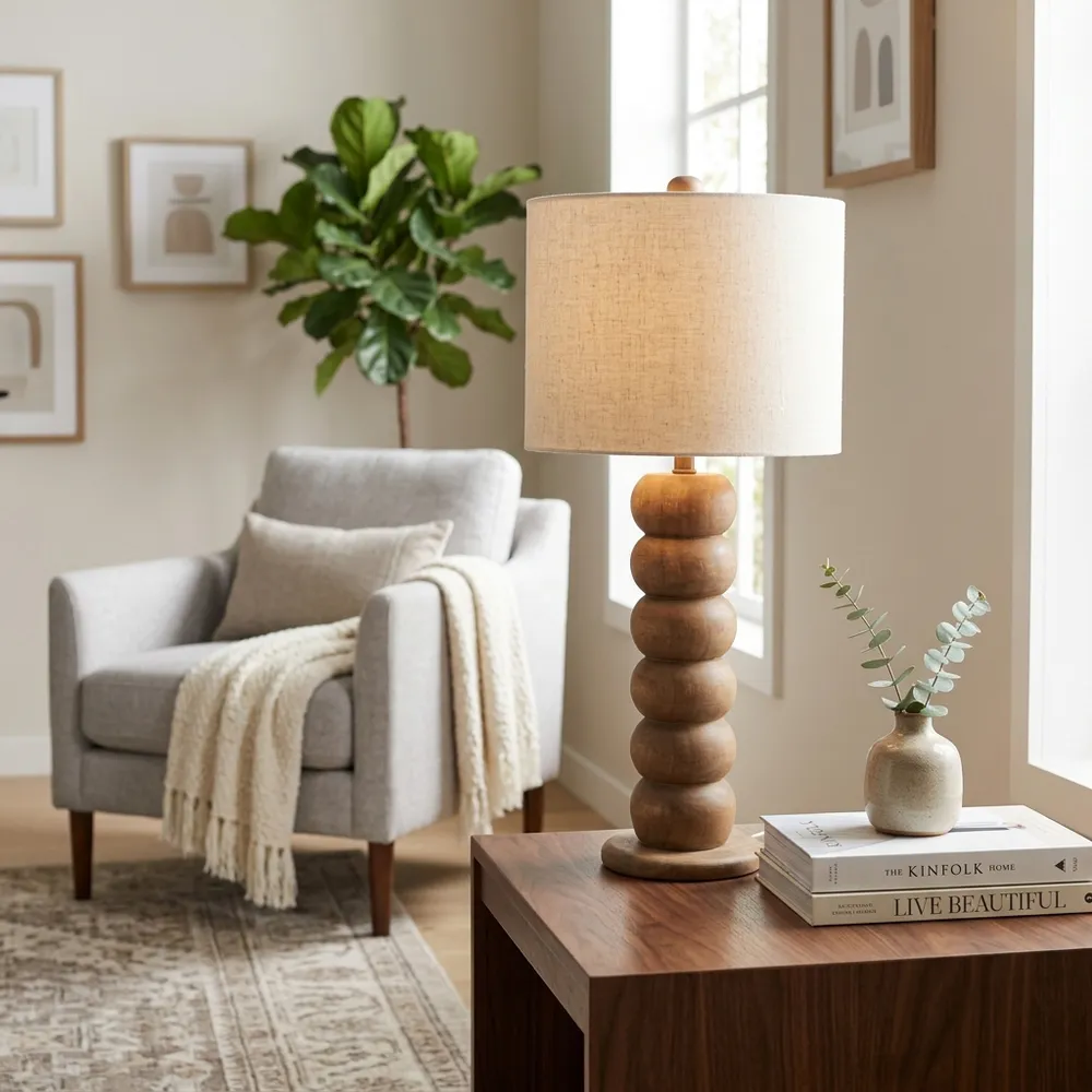 FARROWFORD BROWN LAMP 26 (IN)