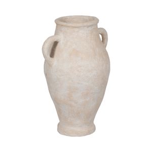 NATESTONE WHITE VASE 31 (IN) 4