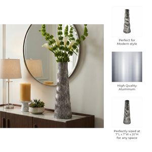 TATUMBURN GRAY VASE 20 (IN) 11