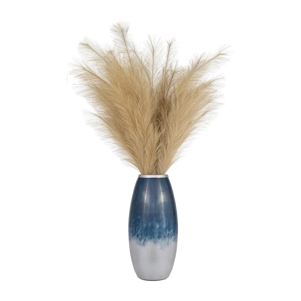 ALMARUN BLUE GLASS VASE 18 (IN)