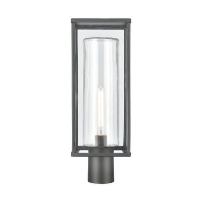 Augusta 19.75″ High 1-Light Outdoor Post Light - Matte Black