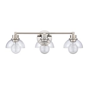 Julian 24'' Wide 3-Light Vanity Light - Polished Nickel 2