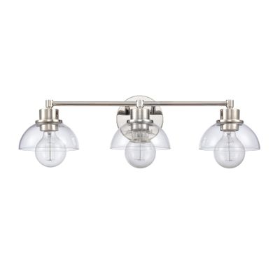 Julian 24″ Wide 3-Light Vanity Light - Polished Nickel