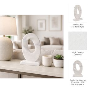 CARVERTON WHITE DECOR 13 (IN) 11