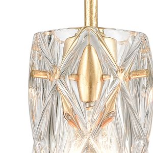 Jenning 4'' Wide 1-Light Mini Pendant - Parisian Gold Leaf 3