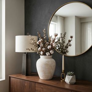 TROYSTONE IVORY VASE 12 (IN) 11