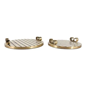 DARRENCLIFF SET OF 2 CREAM TRAY 3 (IN) 3