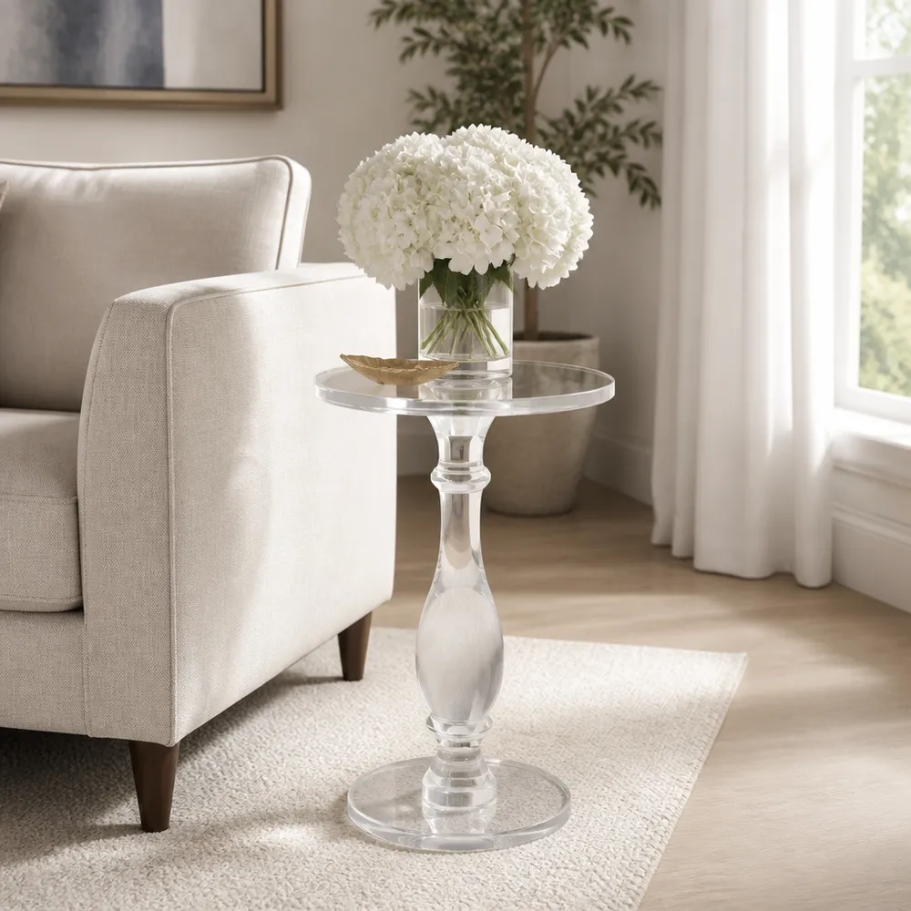 HESTONVIEW CLEAR TABLE 20 (IN)