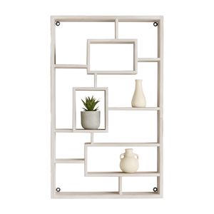 RAFETON WHITE WALL SHELF 39 (IN) 3