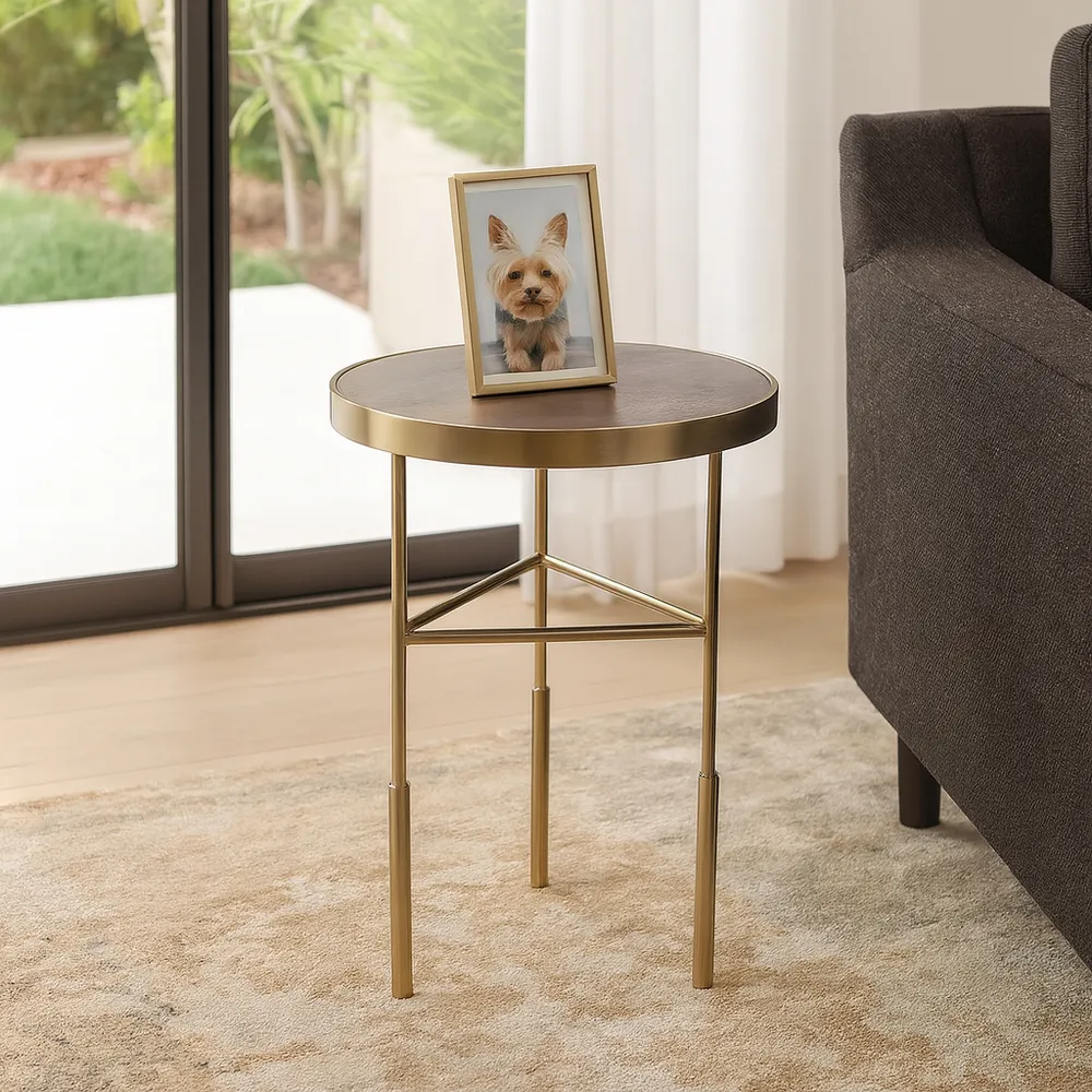 WYLERFIELD WHITE TABLE 22 (IN)
