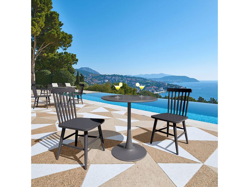 Zeilen Dining Chair Black 9