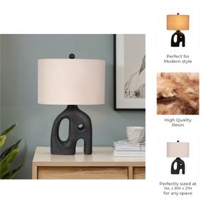 CORWINSIDE BLACK LAMP 21 (IN) 9