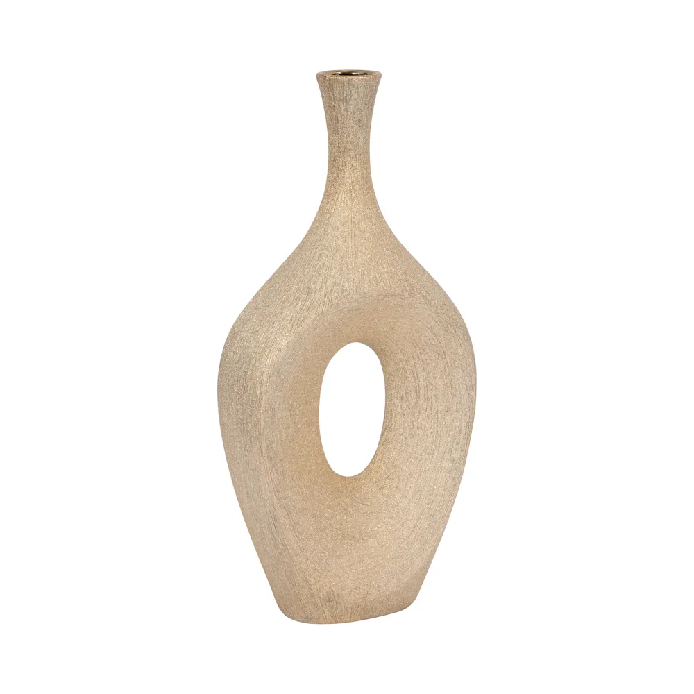 DUTTONRIDGE GOLD VASE 19 (IN)