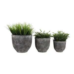HAYFORDWAY SET OF 3 ORANGE PLANTER 8 (IN) 3