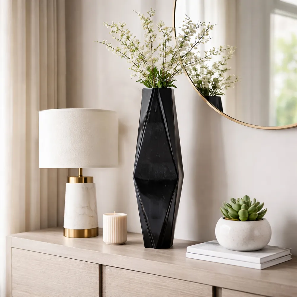 CAXTONCROSS GRAY VASE 33 (IN)