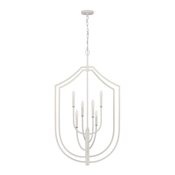 Continuance 26'' Wide 6-Light Pendant - White Coral