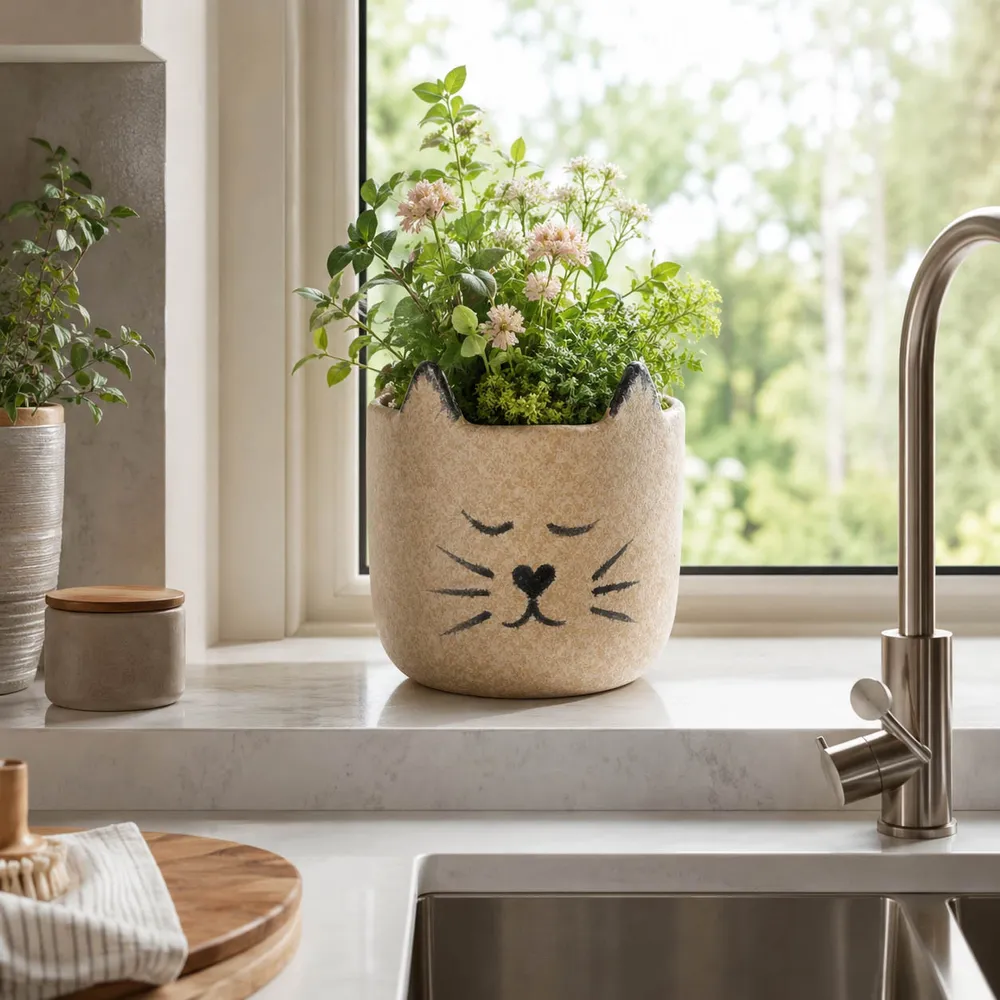 TUCKERCREST TAN PLANTER 7 (IN)