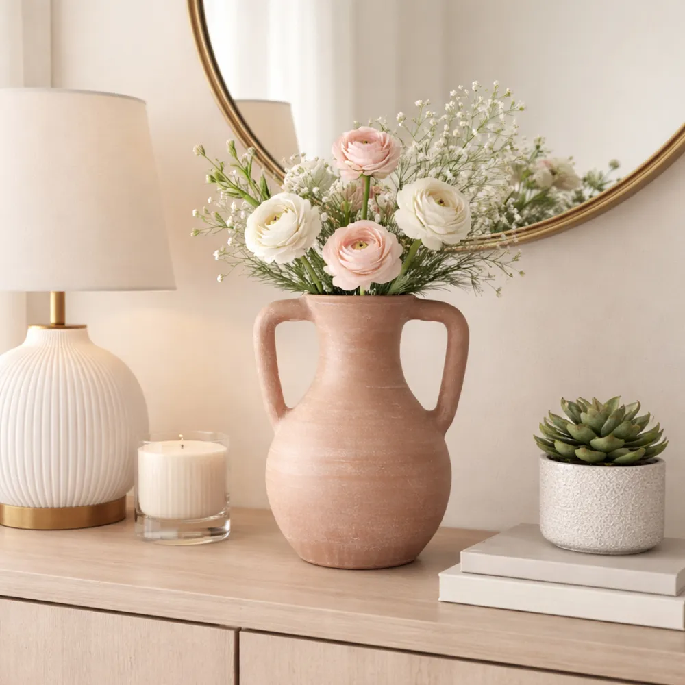 SHERMANCLIFF BROWN VASE 12 (IN)