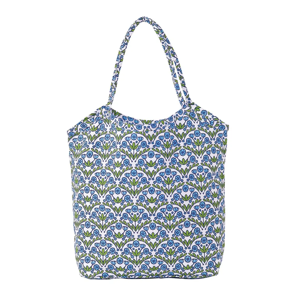 Blaire Blue Canvas Bucket Bag