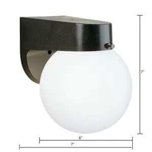 Nome 7'' High 1-Light Outdoor Sconce - Black 2