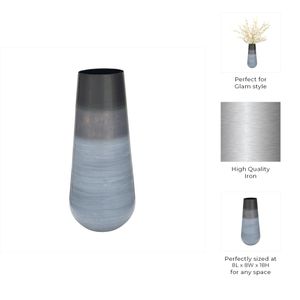 DAWSONMILL GRAY VASE 18 (IN) 8