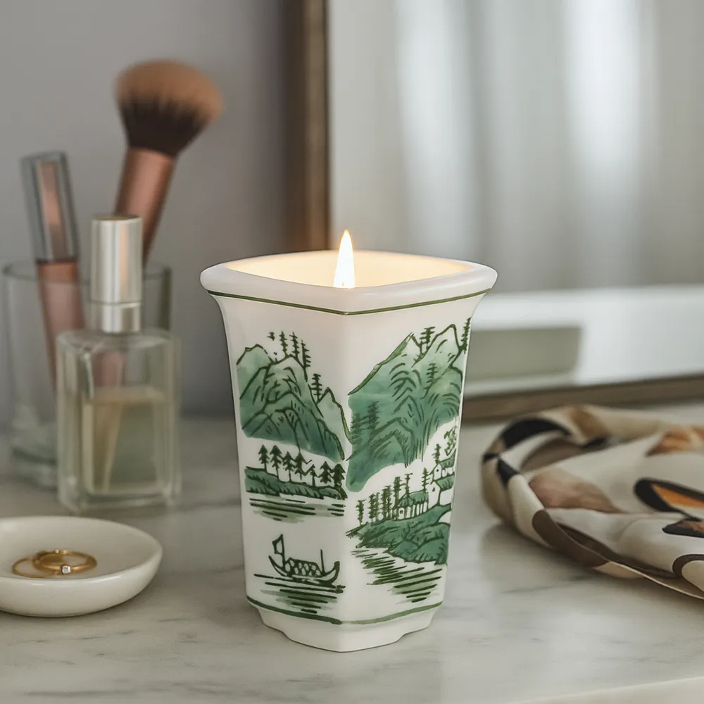 NICKRUN GREEN CANDLE 5 (IN)
