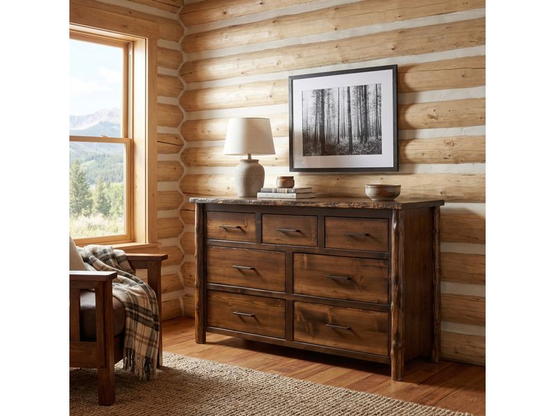 Headwaters Seven Drawer Dresser - Coffee - Premium Line 1