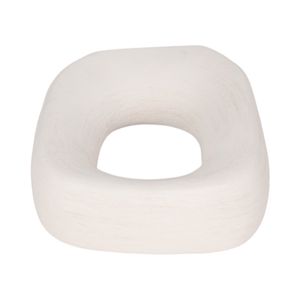 10" SHORT ROUGH OPEN CUT-OUT OBJECT, WHITE 6