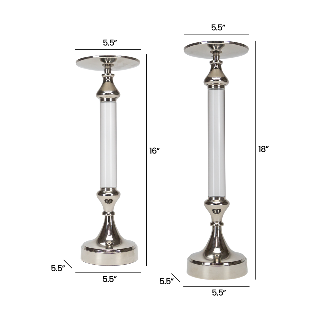 Darcy Candleholders -Set 2 3