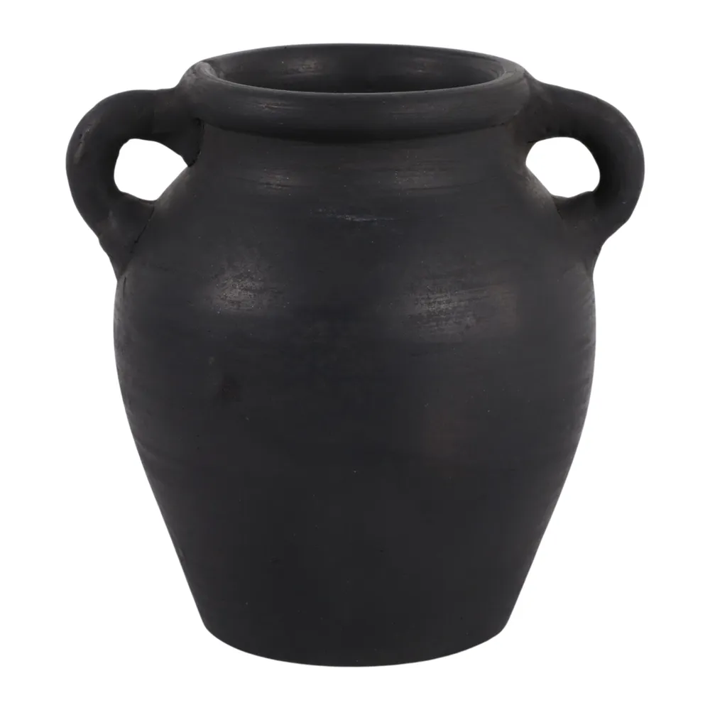 DRAKEWELL BLACK VASE 7 (IN)