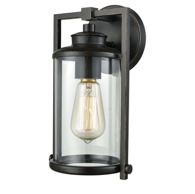 Frampton 11″ High 1-Light Outdoor Sconce - Aged Bronze