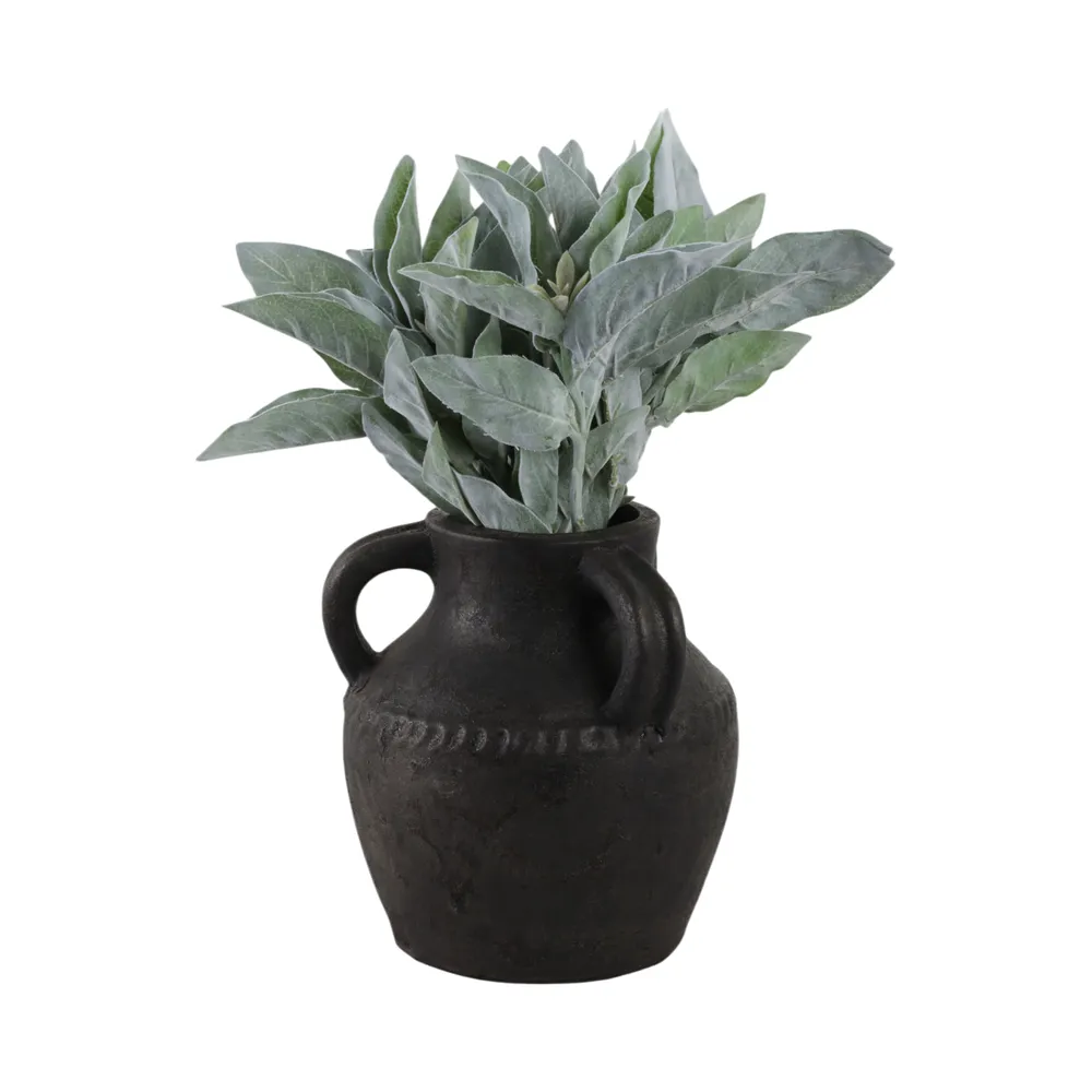 NOELWIND BLACK VASE 10 (IN)