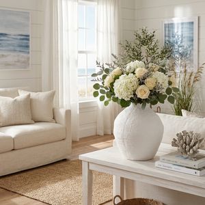 DENNINGHOLM WHITE VASE 13 (IN) 2