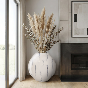 GORTONHAM WHITE VASE 33 (IN) 2