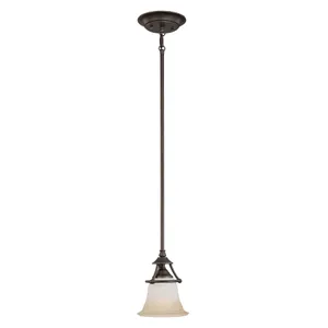 Harmony 7'' Wide 1-Light Mini Pendant - Aged Bronze 1