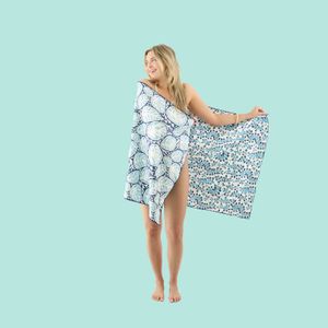 Coral Garden Reversible Eco Beach Towel 4