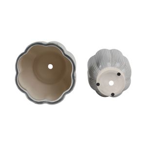 CARVERVALE SET OF 2 BLUE PLANTER 8 (IN) 8